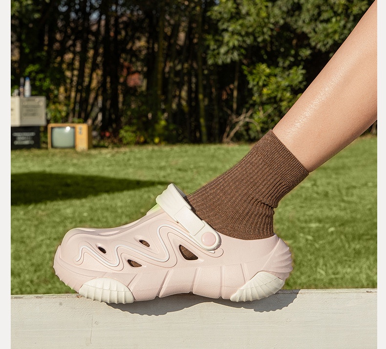 Children's EVA Clogs Pink White Non-slip Sole Kids Outdoor Beach Garden Slippers Summer Casual Sandals Summer Breathable Garden Shoes Free shippi