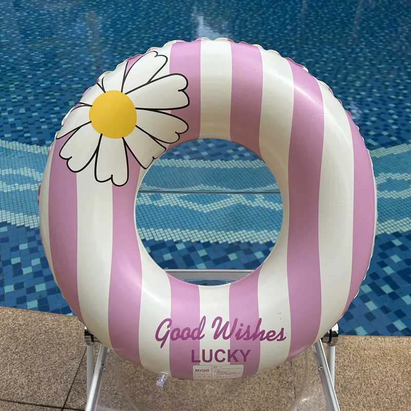 Inflatable Pool Float Swimming Ring for Adults Water Play Swim Tube Swimming Circle Summer Beach Party Swim Float M260316