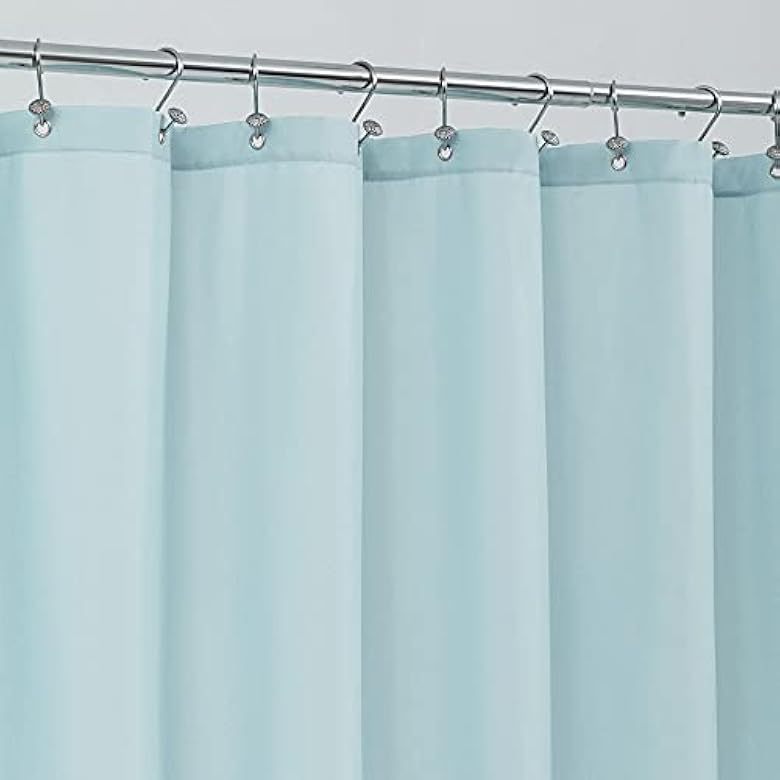 YL-38354 Solid Color Imitation Linen Shower Curtain, Solid Color Polyester Bathroom Curtain, Hotel Toilet Partition Curtain Customization