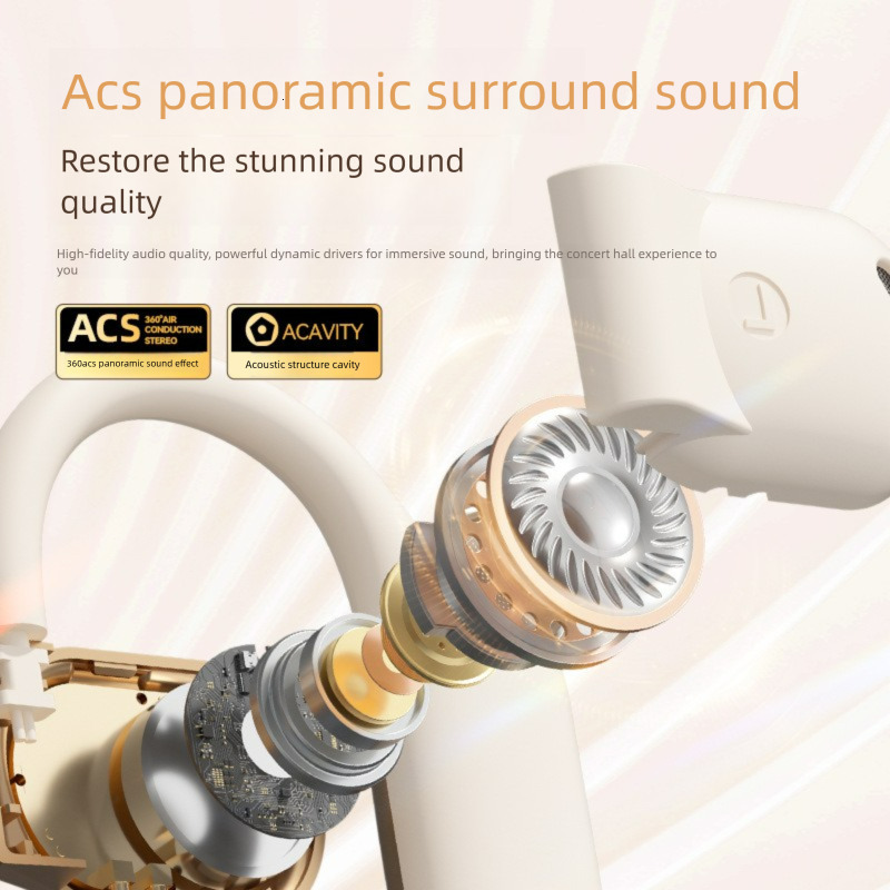 Wireless Headphones Ear Buds Phone Accessories 5.4 Bluetooth Headphones M62 New Ear Hook Berlin Ultra Clear Sound Effect Outdoor Sports