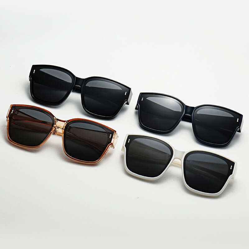 Foldable Sunglasses Set With Prescription Lens, UV Protection, Polarized, Unisex, Large Square Frame, TR Universal Sun Glasses Chunjinqiuli