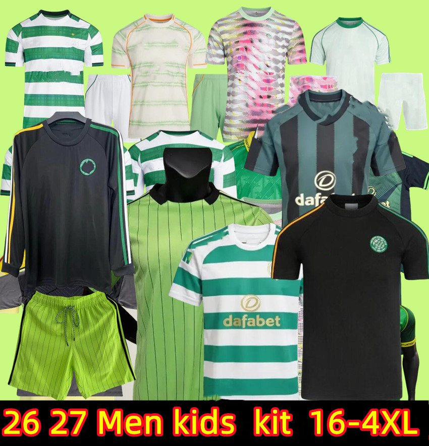 3XL 4XL 26 27 CeltsS jersey Limited edition Soccer Jerseys EDOUARD 2027 Irish Origins Home Away Football Shirt ELYOUNOUSSI CHRISTIE JOTA GRIFFITHS FORREST11