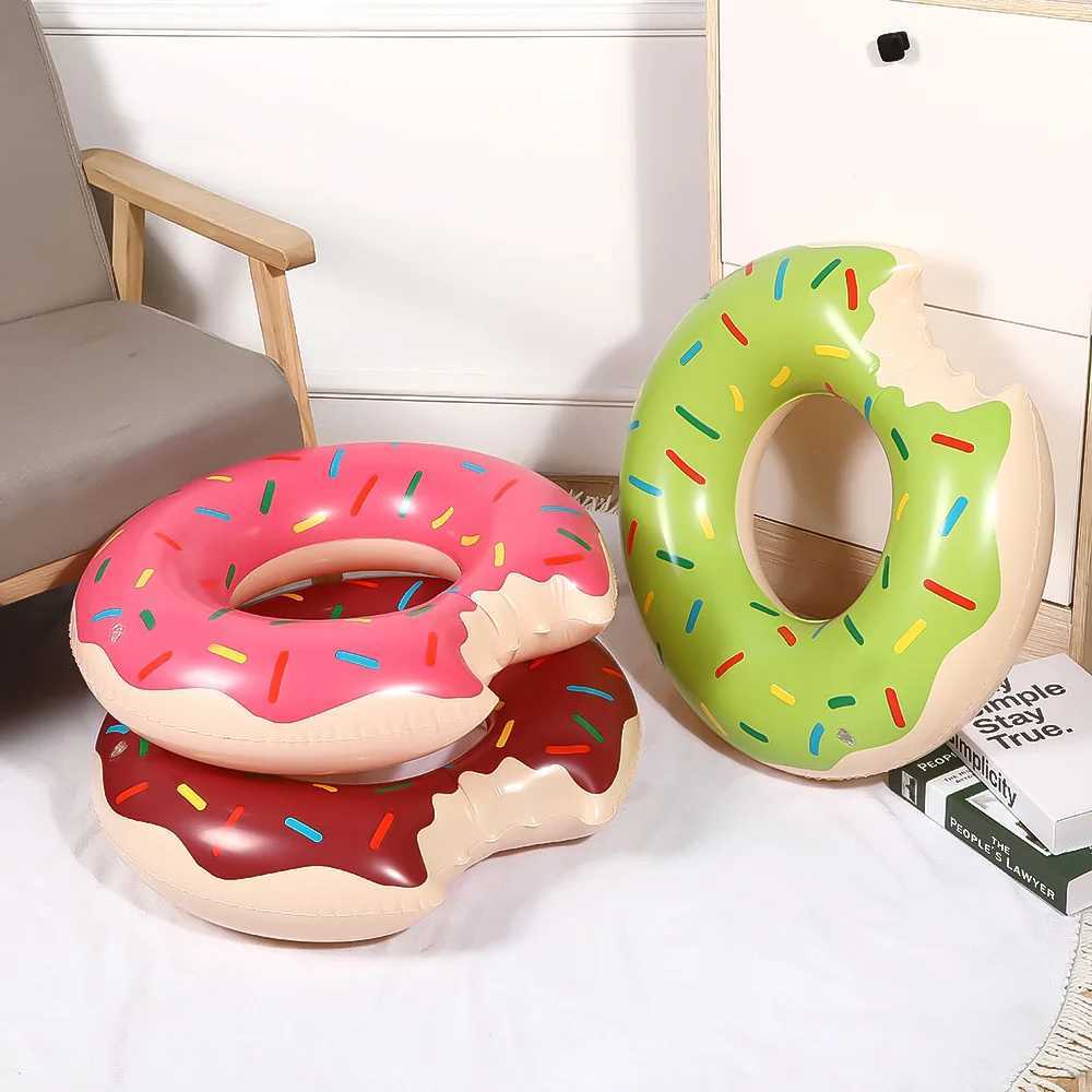OPHIDIAN Childrens swimming ring cartoon donut swimming ring water park adult pvc inflatable swimming ring M260316