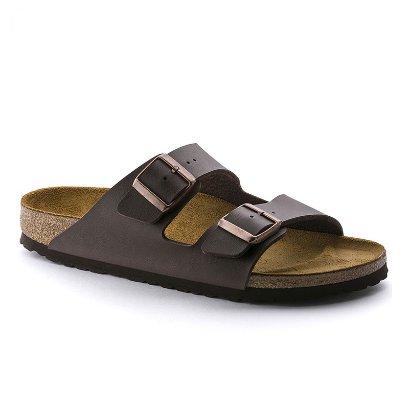 TEEMAZZI New hot free shipping designer slippers for mens womens flat slippers brown black blue red beige Fashionable and versatile cork flat sandals