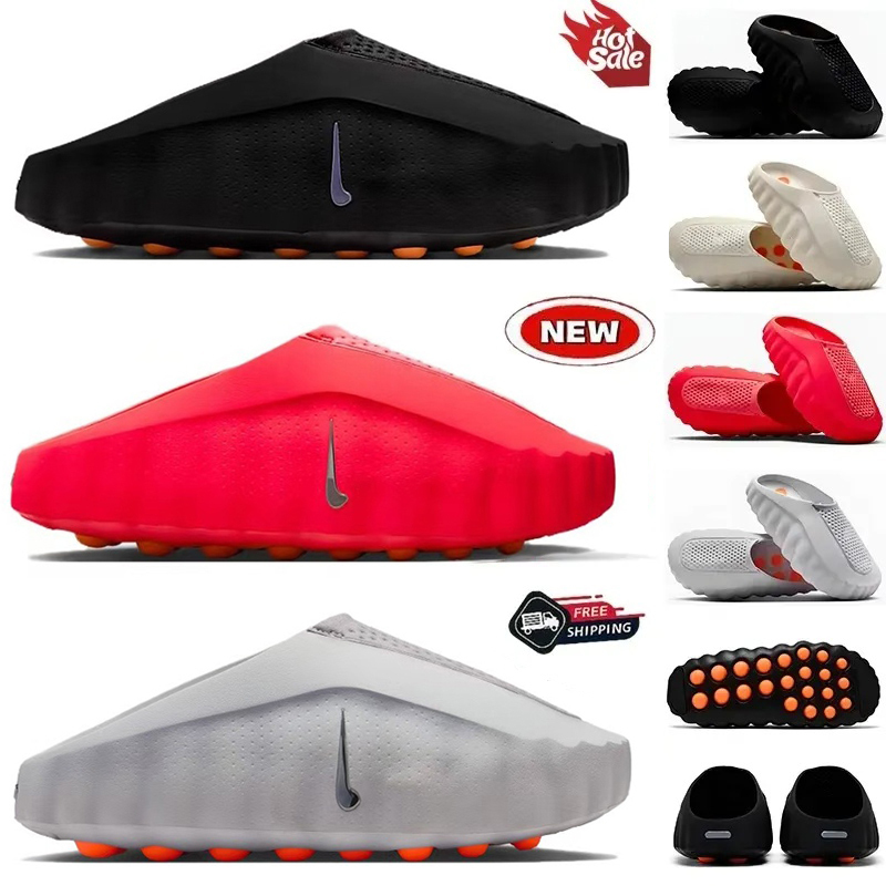 Desginer Mind 001 Slide Slides Mind001 Slippers Soft Rubber Tech Comfortable Sandals Mules Clog Black Red Bone Light Smoke Grey Men Women Summer Shoes 36-47