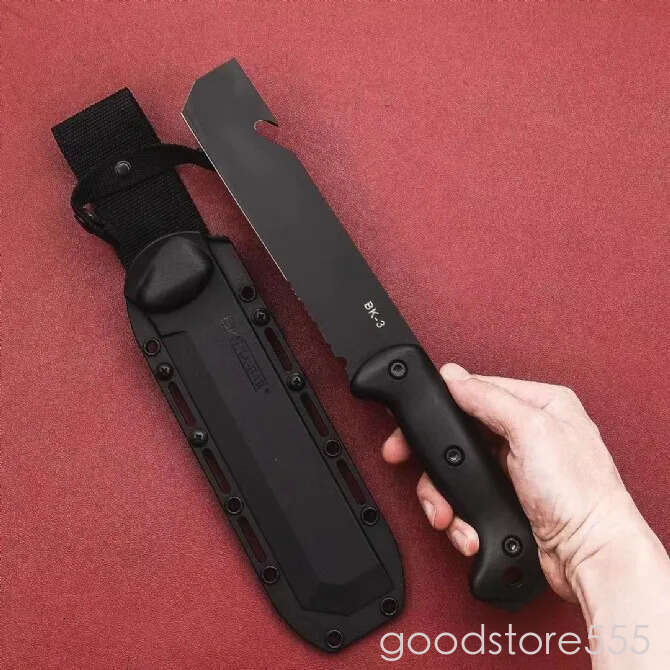 fixed blade knife High-END KA-BAR BK3 Tactical pocket knife Fixed couteau Blade Knife Kitchen Pocket Knives Rescue Utility EDC Tools