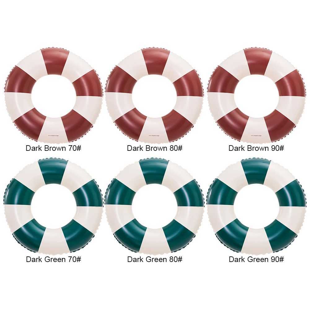 Inflatable Swim Ring Pool Floating Rings Leakproof Swimming Rings Floaties Water Play Equipment Swim Float Tube for Pool Beach M260316