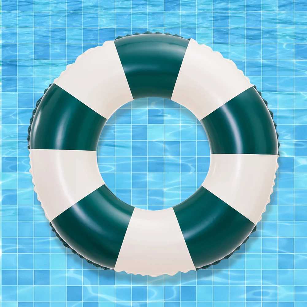 Inflatable Swim Ring Pool Floating Rings Leakproof Swimming Rings Floaties Water Play Equipment Swim Float Tube for Pool Beach M260316
