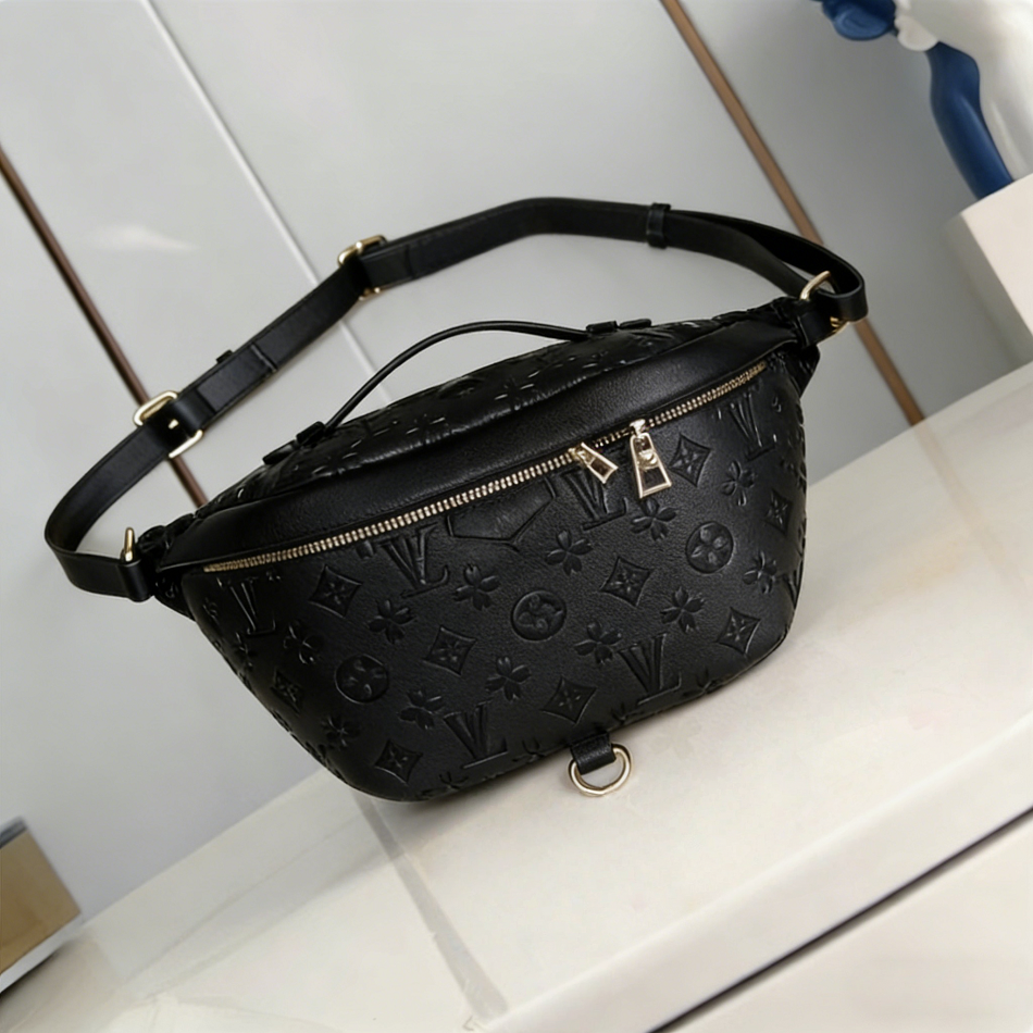 10A Top Quality Newest style Bumbag Cross Body Designer Shoulder Bag Brown flower Leather Luxury Waist Bags Temperament Fanny Pack Bum Waist pocket