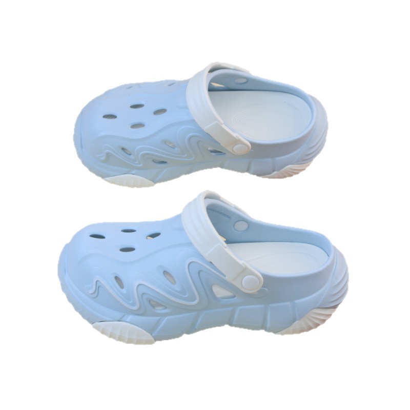 Children's EVA Clogs Pink White Non-slip Sole Kids Outdoor Beach Garden Slippers Summer Casual Sandals Summer Breathable Garden Shoes Free shippi
