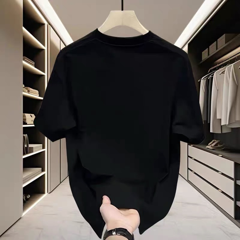 Trendy European and American Brand Short Sleeve Ins Pure Cotton Summer New Men's Printed T-Shirt Fashionable Unisex Crew Neck Tee