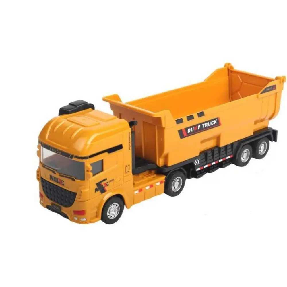 Simulation Engineering Truck Model Construction Vehicles Truck Car Excavator Model Toy 150 Scale Plastic Mixer Truck Toys Y260316