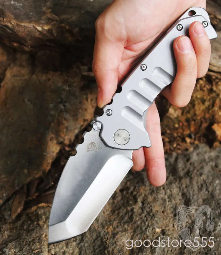 2Models Medford Folding Knife D2 Sharp fixed blade knife Blade Stone Wash Steel/G10 Handles Outdoor EDC Self Defense Tactical couteau pocket knife Sur
