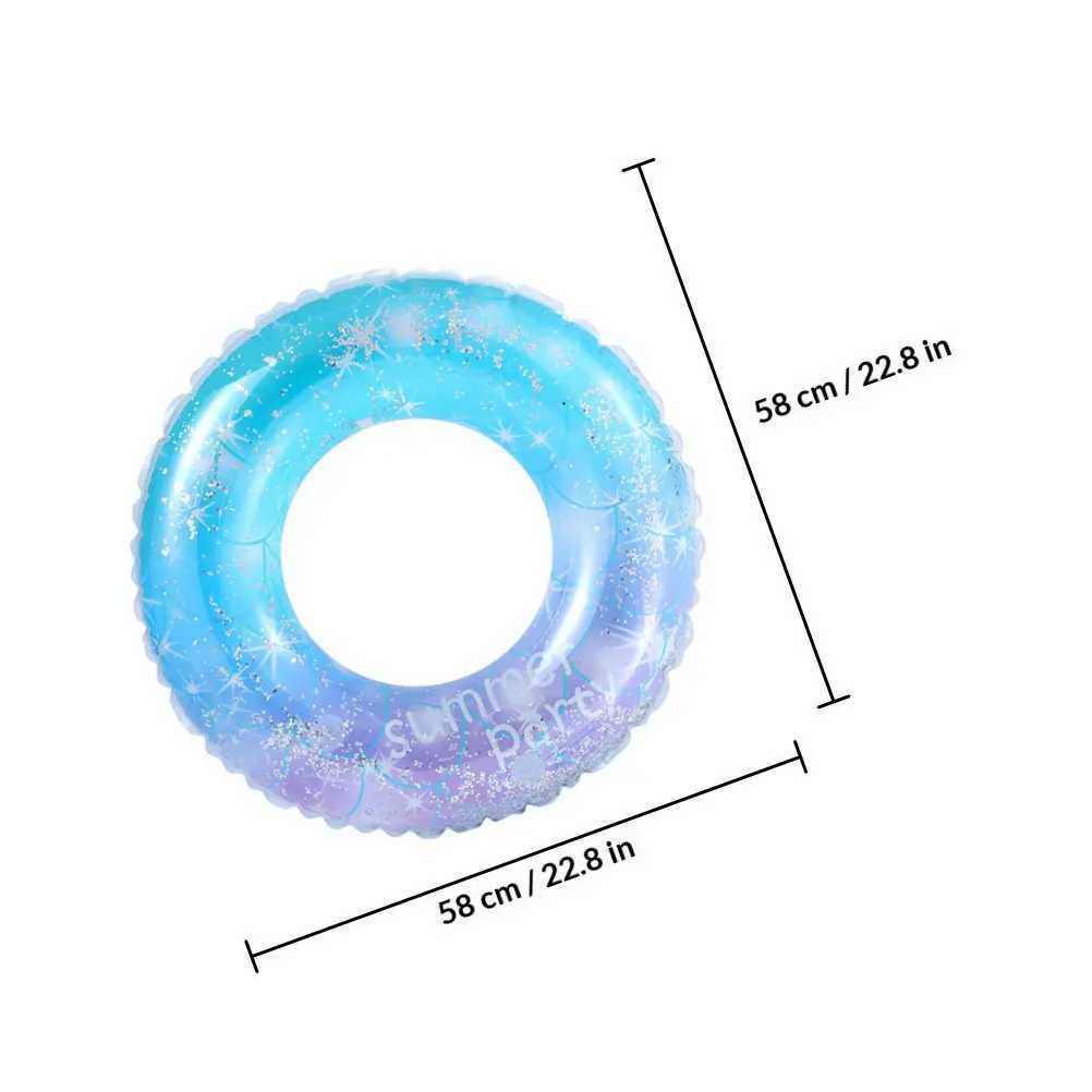 Inflatable Swimming Ring Durable Pvc Adult Swim Pool Beach Lake River Water Fun Party Thickened Safety Sealing Wear M260316