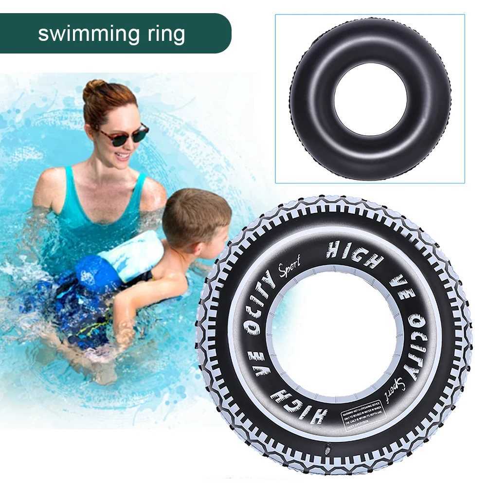 Inflatable Tire Tubes Swimming Pool Floats Adults Kids River Raft Floating Rings Car Themed Birthday Party Decoration Beach M260316