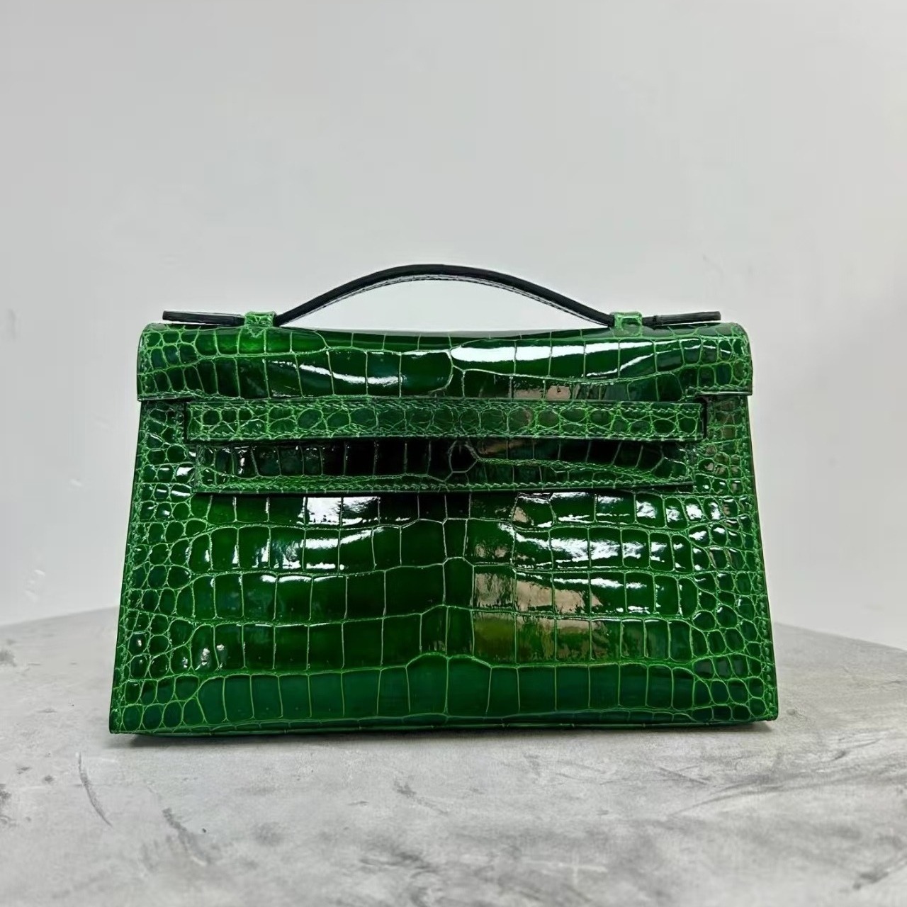 Crocodile Real Leather Top Handle Bags Designer Shoulder Bag Purses And Handbags Women Fashion Crossbody Bag Small Totes With Lock Cowhide Evening Party Clutch 3464