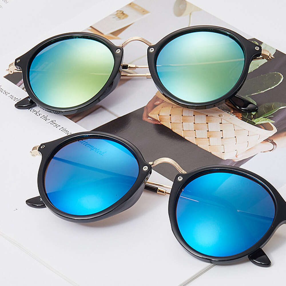 New Model 2447 Metal Round Face Retro Driver For Men And Women, Personalized Fashion Sunglasses Liuyuemoshang