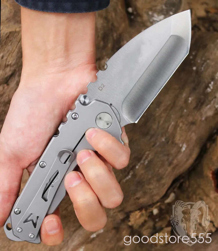 2Models Medford Folding Knife D2 Sharp fixed blade knife Blade Stone Wash Steel/G10 Handles Outdoor EDC Self Defense Tactical couteau pocket knife Sur