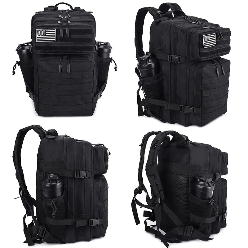 45L Meal Management Backpack for Men Women Tactical Adults Insulated Lunch Athletes Gym Bag Sports Daypacks With Bottle Holder 260311