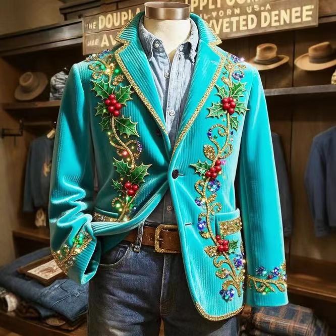 Mens Suits Designer Style Sparkling Diamond Men For Wedding Prom Blazers Outfits Sets Groom Tuxedos Slim Trajes Para Hombre size s-3xl