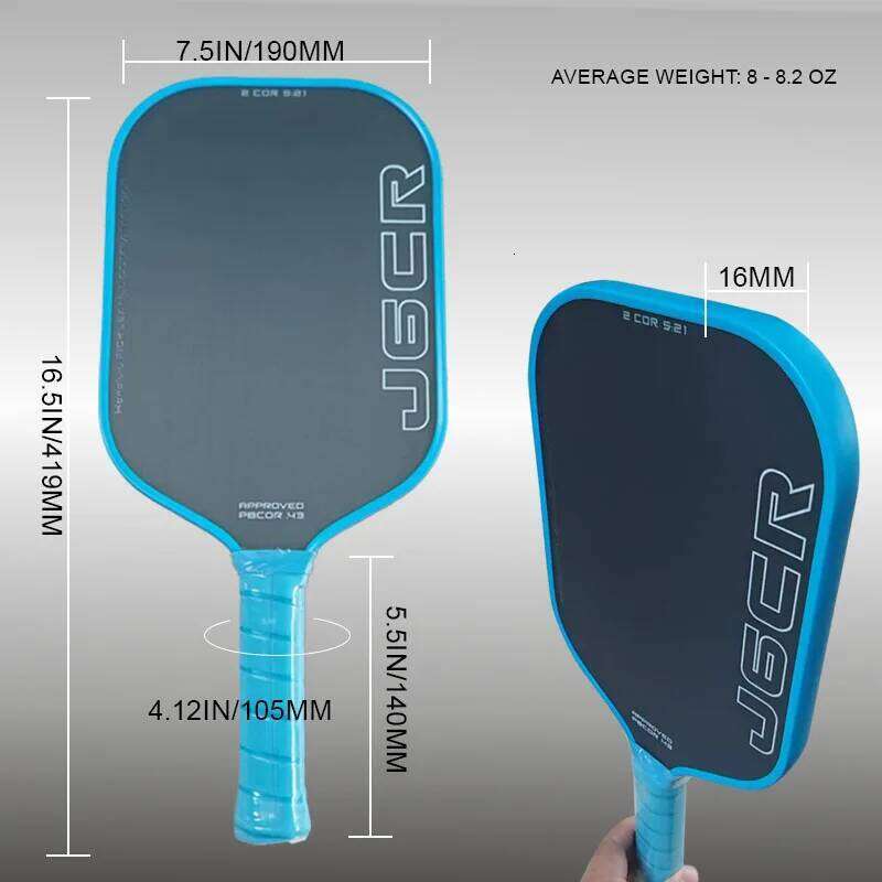HONOLULU J6CR Power Hot Pressed Featuring PowerFlex Foam Core CFC Carbon Fiber Pickleball Paddle 26Y0316