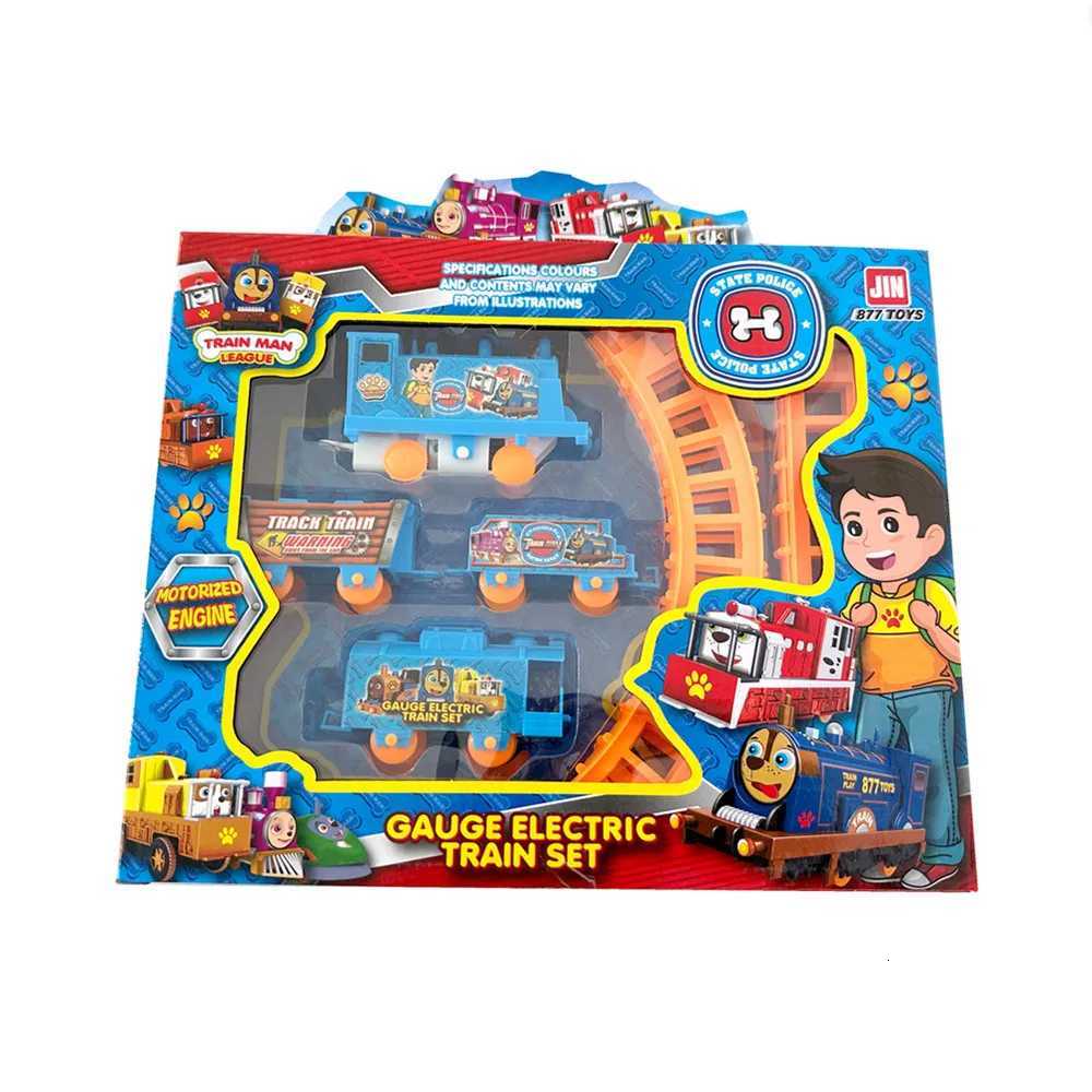 1 Pc Cartoon Electric Train Set Train Tracks Change Assemble Trajectory Motion Trajectory Moving Train Kid GIft Toy Y260316