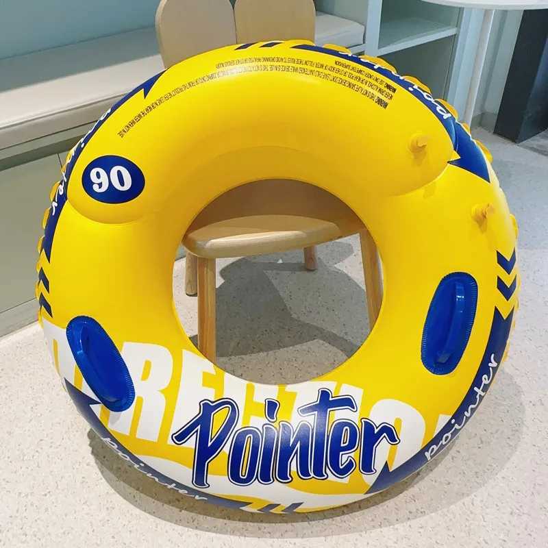 Thickened Inflatable Swim Ring Pool Float Swim Accessory Adults Swim Tube For Water Sports Swimming Circle Swim Float M260316