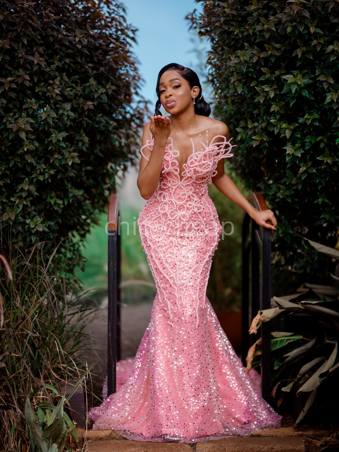 2K26 Pink Prom Dress 2026 Mermaid Prom Dress Sequined Pearls Sweetheart Sparkly Evening Dresses Birthday Party Formal Receiption Gowns Dresses ZJ064