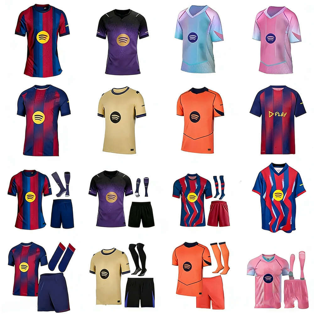 25 26 27 LAMINE YAMAL RAPHINHA Barcelona soccer jerseys 2025 2026 2027 Player Version LEWANDOWSKI RASHFORD camiseta de futbol PEDRI GAVI football shirt men kids