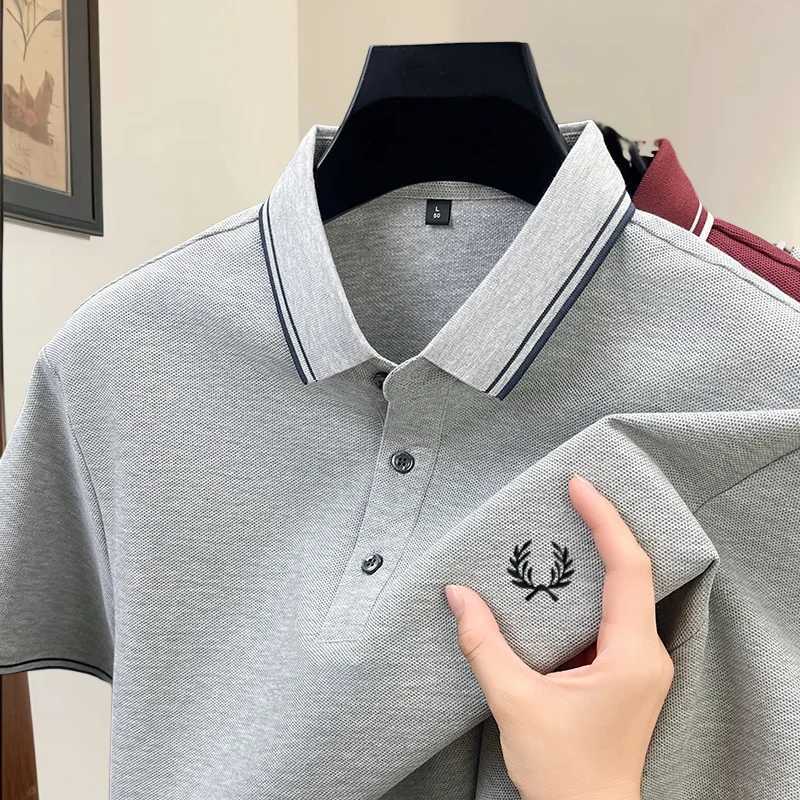 00 pure cotton high-end brand summer designer original exquisite embroidered polo shirt mens comfortable casual short sleev W260316