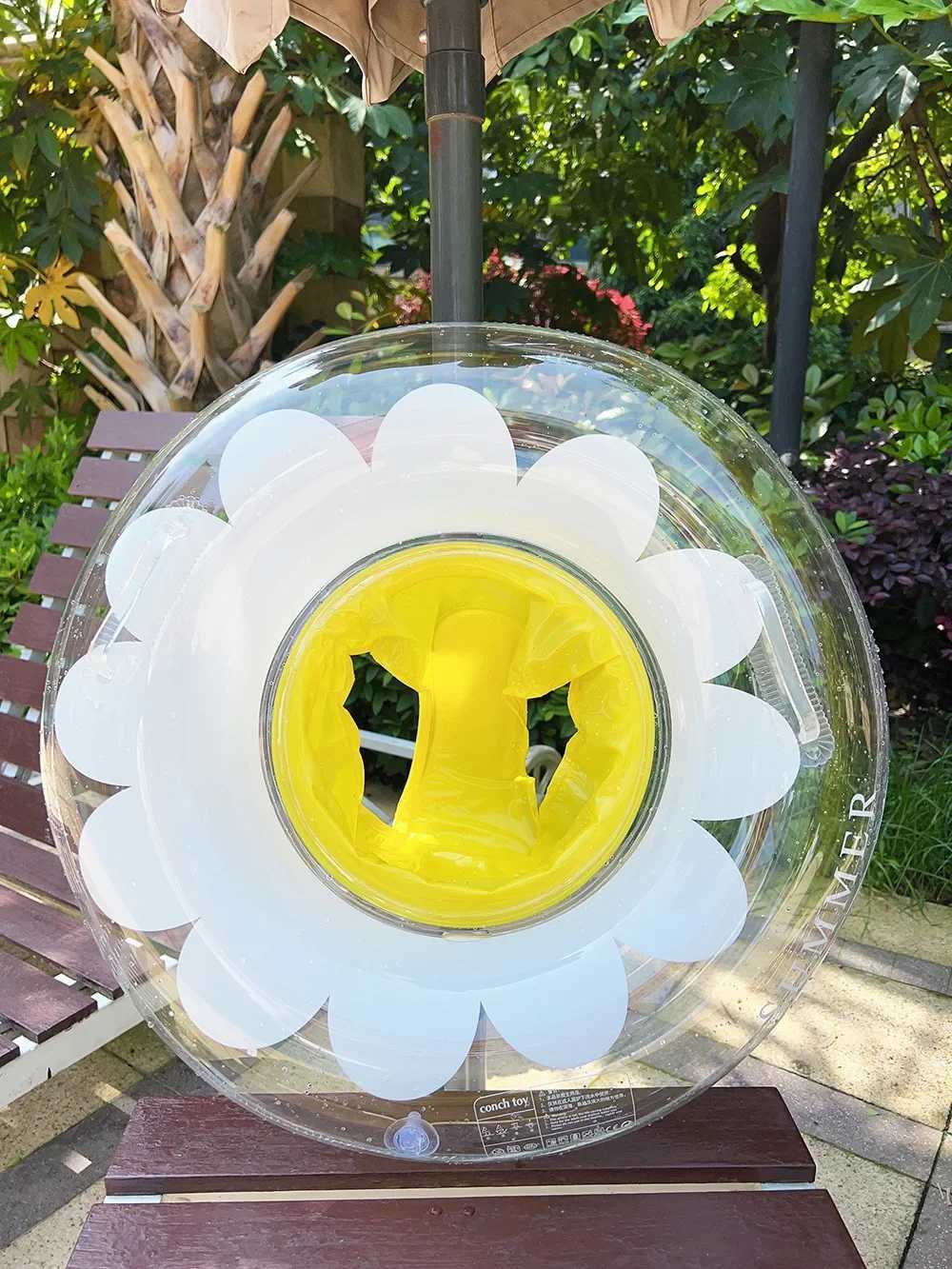 1pcs Flower Swim Pool Float Inflatable Swim Tube For Summer Water Beach Swimming Seat Ring Swim Ring Float M260316