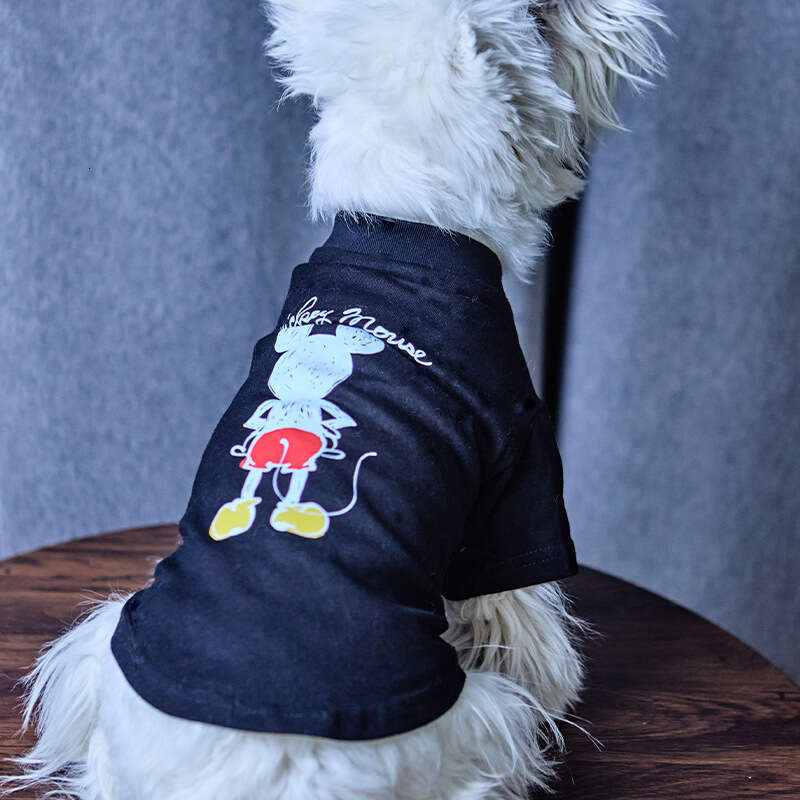 Famous brand Dog Clothes Spring Summer Thin T Shirt Trendy Brand Short Sleeve Small Dogs Teddy Schnauzer Corgi Pet Parent Child Outfit pupakaIK