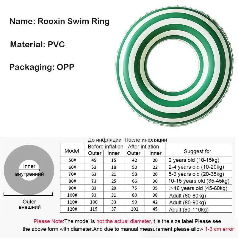 Thickened Inflatable Toys Swimming Ring Tube Water Park Swimming Pool Circle For Kids Adults Swim Ring Pool Float Toy M260316
