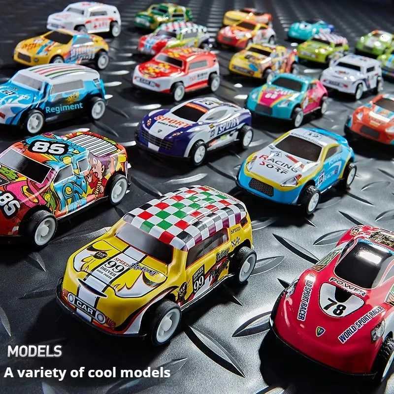 30 - 50PCS Mini Alloy Cars Model Set with Storage Box Diecast Pull-Back Vehicle Toys for Boys Gift for Christmas Birthday Gift Y260316