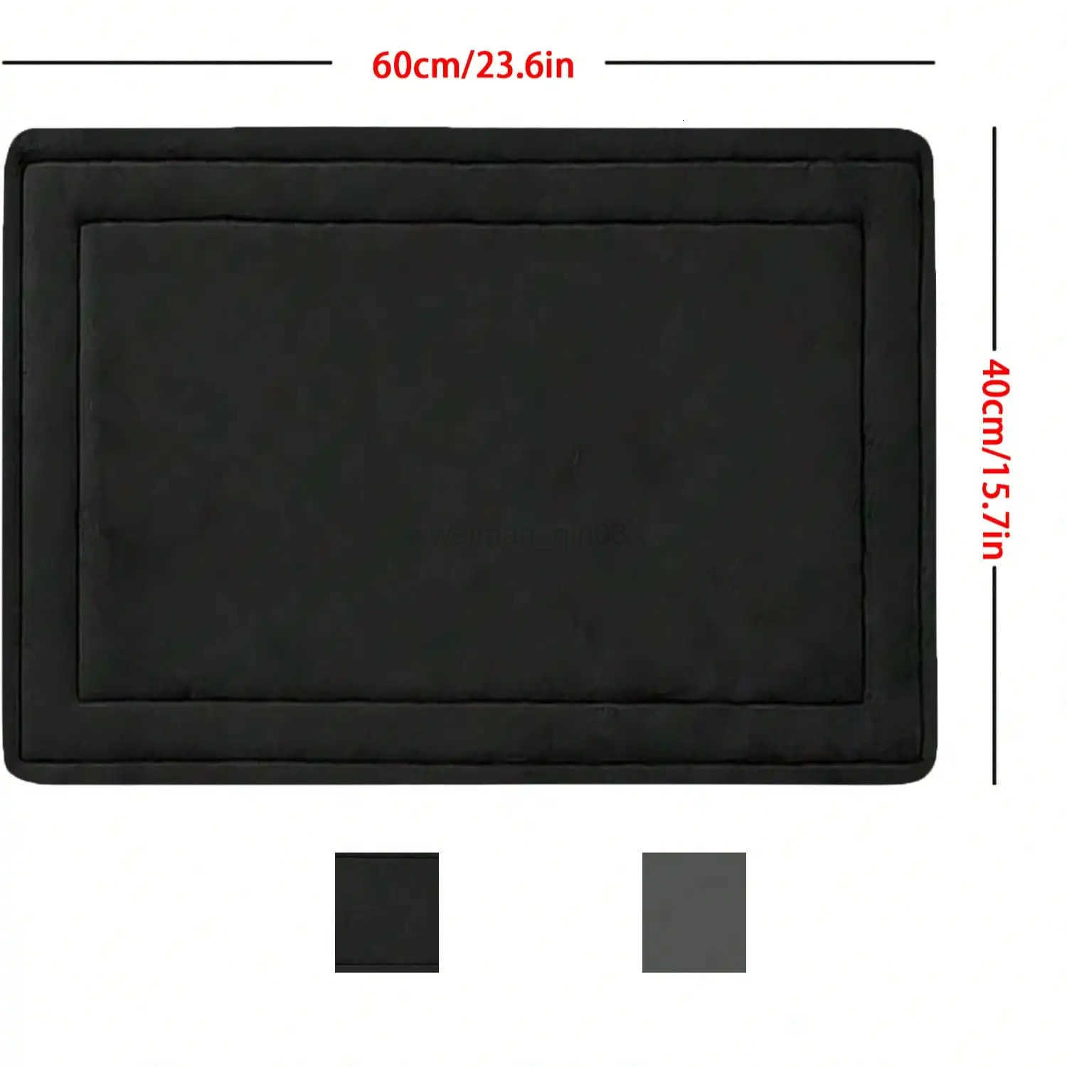 1Pc Memory Foam Bath Mat 1575 2362 High-Density Fast Drying Absorbent Carpet Super Soft Anti-Skid Bath Mat H260316