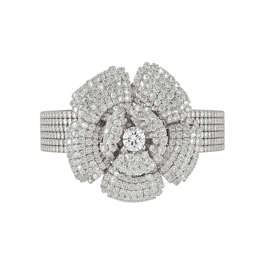 European and American cross-border geometric flower square glossy bracelet niche design sense bracelet light luxury high-end sense jewelry wholesale - view 8