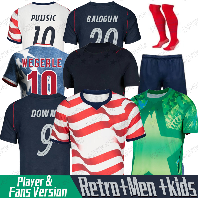 new 2026 PULISIC MCKENNIE soccer Jersey ERTZ ALTIDORE PRESS WOOD MORGAN LLOYD 2025 2026 America Football Shirt United States Camisetas USAS USMNT PLAYER Men Kits