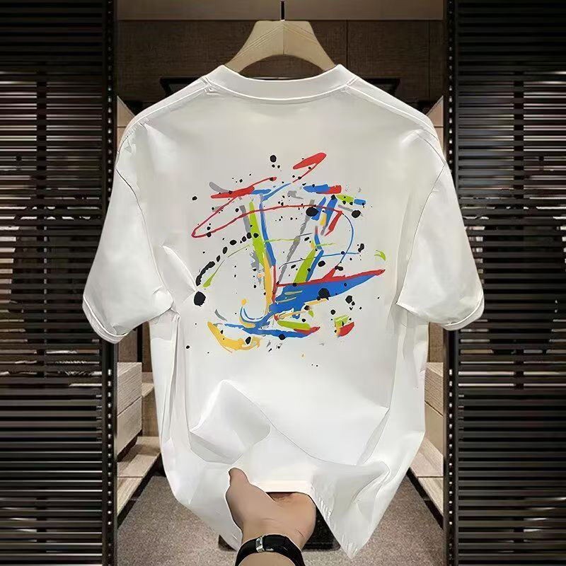 t shirt mens polo clothes shirts for men designer Summer short sleeve men's T-shirt Tee Casual Cotton Man Clothing