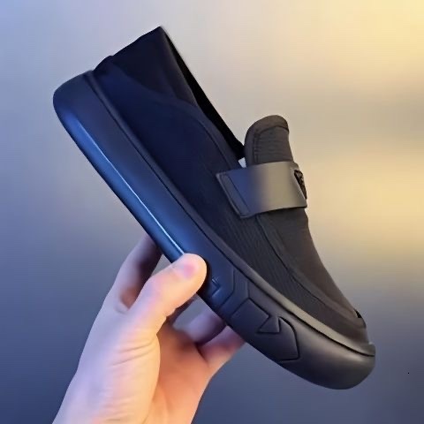2026 Luxury New Fashion Casual Low-top Simple Lazy Slip-on Men's Ultra-light Breathable Ice Silk Mesh Breathable Men's Sneakers