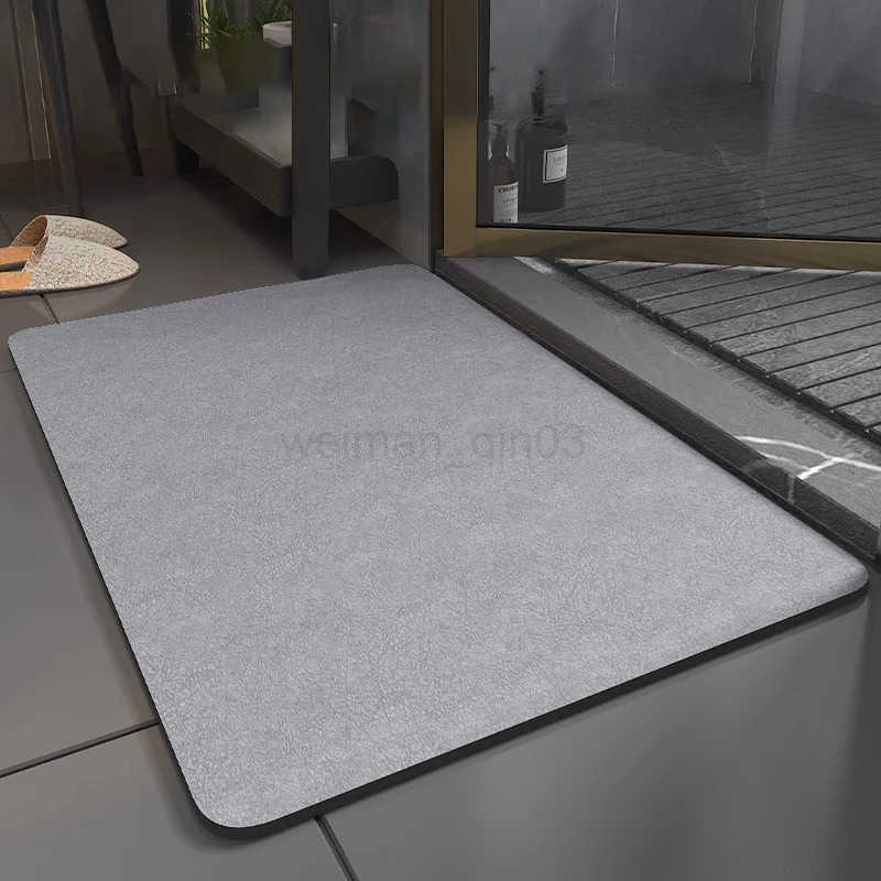 Simple bathroom anti-slip mat thin toilet absorbent foot mat porch entrance mat entrance mat H260316