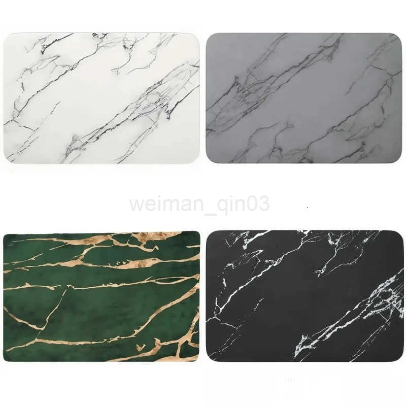 1pc Bathroom Rugs Washable Bath Mat Diatomite Stone PU Floor Mat Non Slip Quick Dry Pad Multi-Purpose Doormat Household Supplies H260316