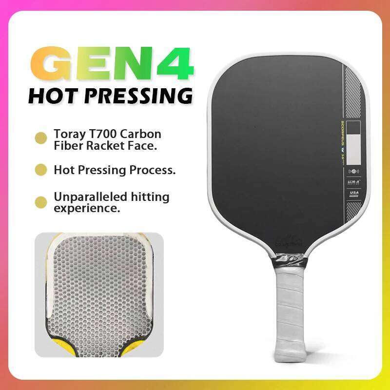 Perseus IV Paddle Ben Johns GEN 4 TFP Foam Core T700 Carbon Fiber Pickleball Rackets Increases Spin & Power 26Y0316