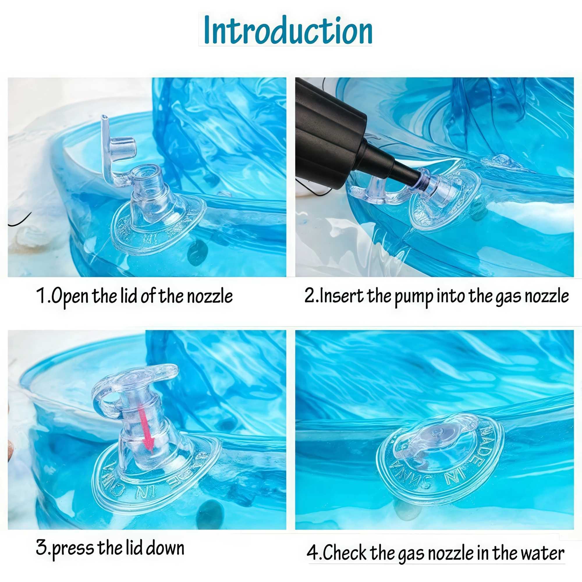 1 inflatabLE baby swim ring with doubLE safety aiRBags and safety seat pool bathtub accESSory blue green M260316