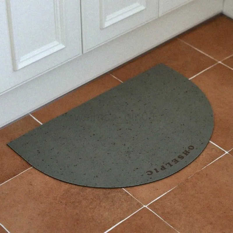 VIKAMA Nordic Minimalist Semi-circular Bath Rug Anti Slip and Absorbent Bath Mat Bath Mat Bath Mat Bath Rug Home Decor H260316