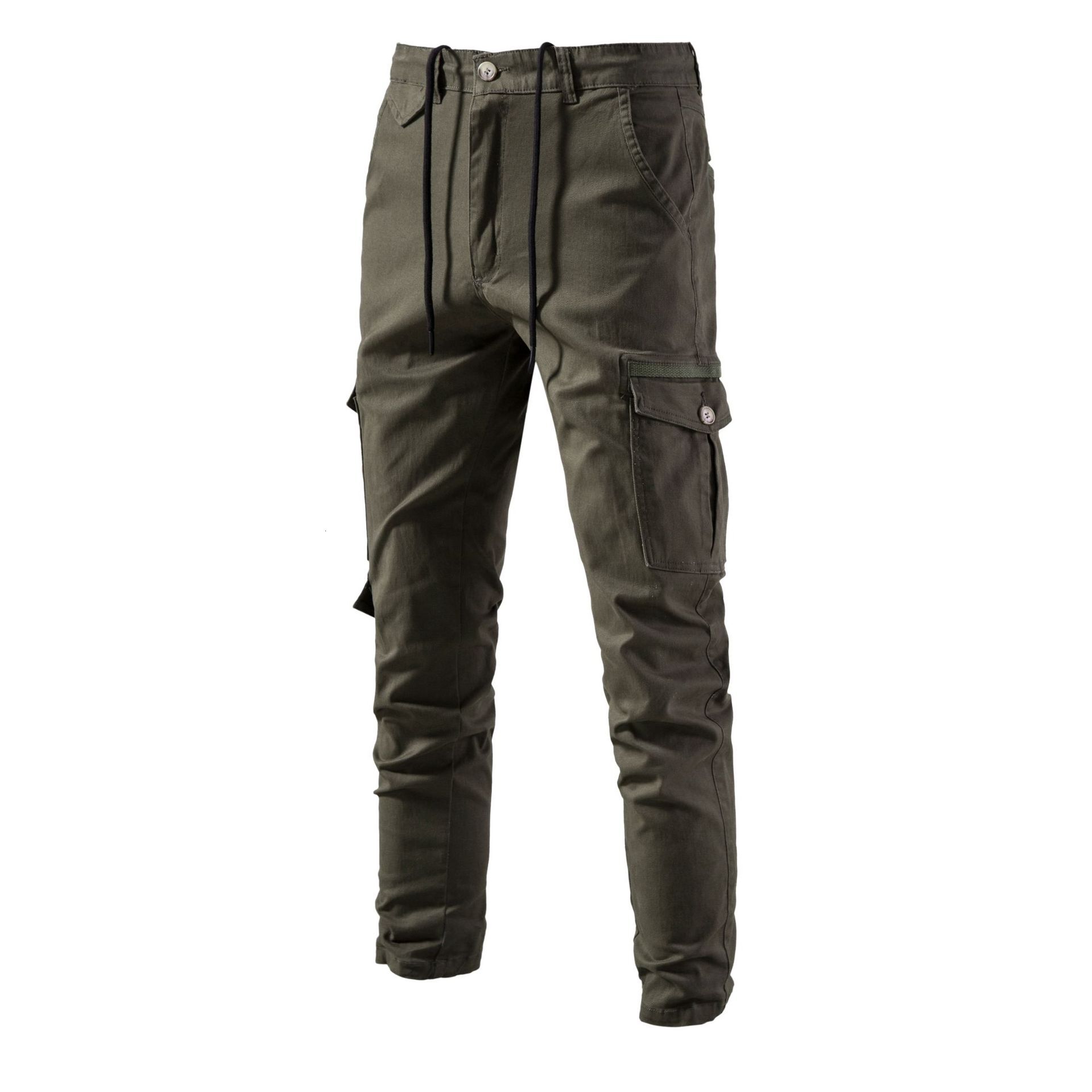 Spring And Autumn New Men's Casual Cargo Pants Polo Breathable Men's Shirt Hoodie Youth Solid Color Trousers