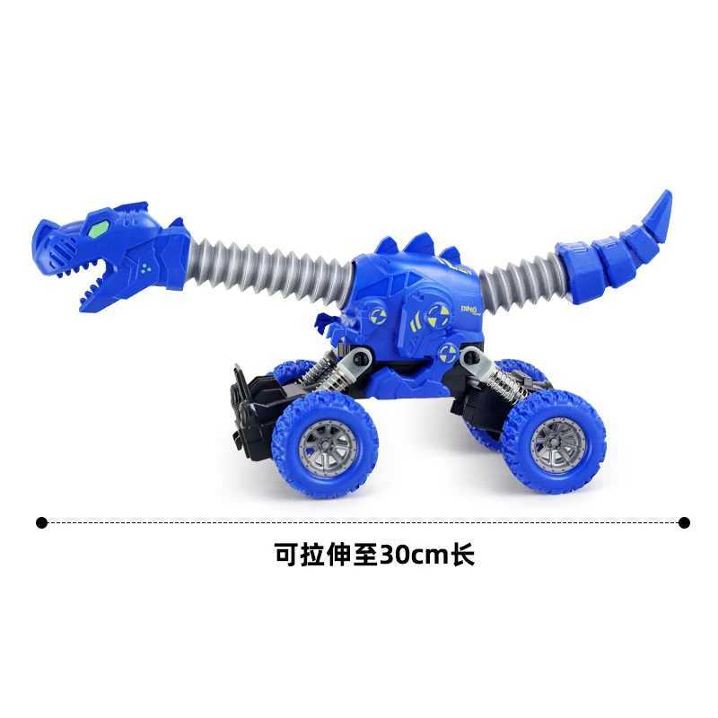 Childrens Large Size Retractable Dinosaur Double Rebound Climbing Off-Road Vehicle Boy Model Engineering Truck Y260316