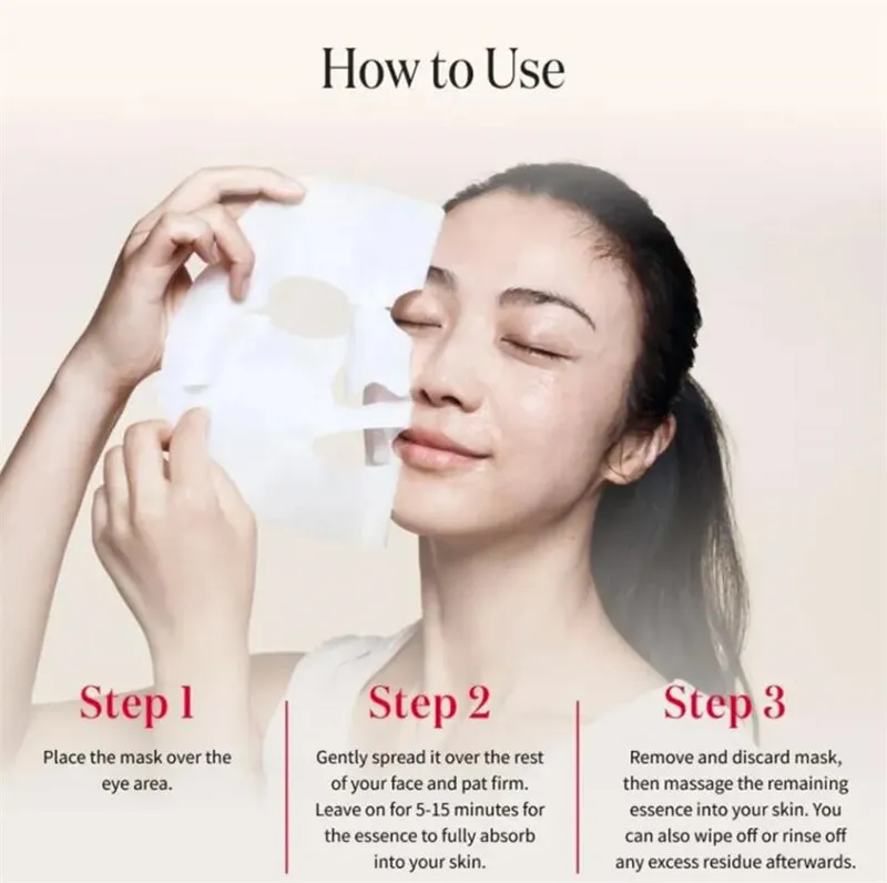 Night Repair Mask tightens facial treatment mask 10-piece pack fine lines Moisturize skin face care