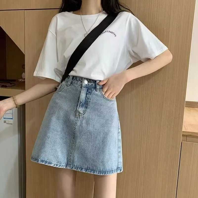 Summer Denim Short Skirt for Women High Wiast Sexy Tight Bag Hip Skirts Lady Slim Fit Y2K Female Short Jeans Skirts DURIKIES M260316