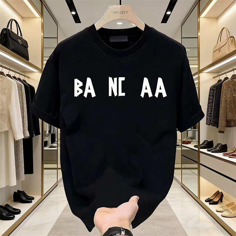 Designer Brand Tees T Shirts Top Quality Pure Cotton Short Sleeve Shirt Simple Letter Printed Summer Casual Men Clothing Size S-XXXXXL