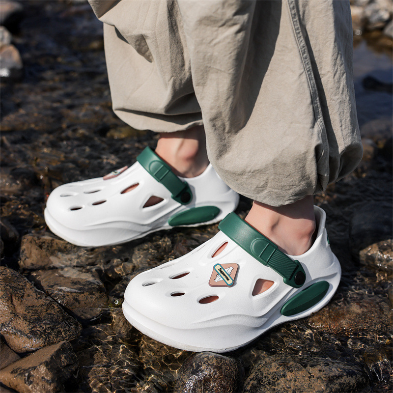 Children and adolescents for Men Women EVA Clogs Adjustable Strap Non-slip Outdoor Beach Pool Slippers Casual Sandals Summer Beach Slippers For Daily 